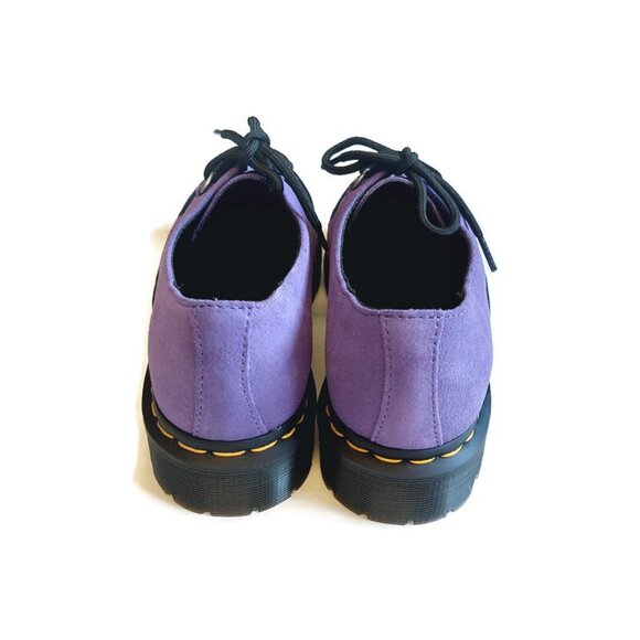 Dr Martens Mens 9 Womens 10 Ramsey Woven Suede Creepers Shoes Twilight Purple - Picture 6 of 8